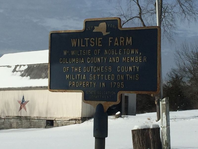 Wiltsie Farm Marker. Click for full size. Wiltsie Farm Marker image. Click for full size.