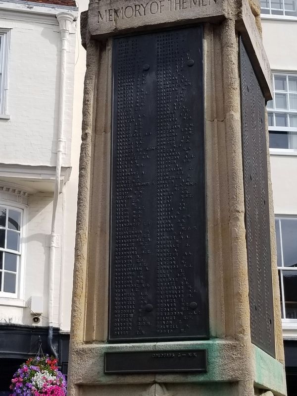 Canterbury War Memorial. Click for full size. Canterbury War Memorial image. Click for full size.