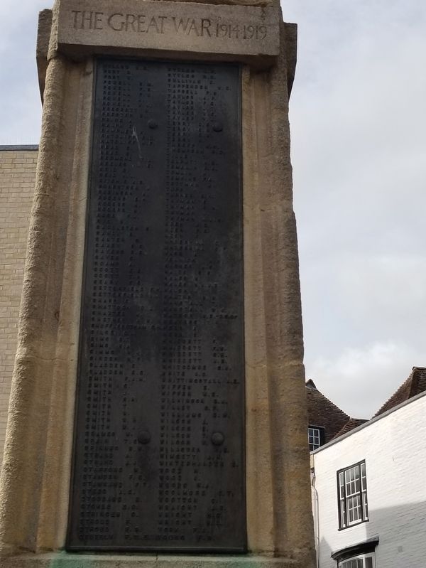 Canterbury War Memorial. Click for full size. Canterbury War Memorial image. Click for full size.