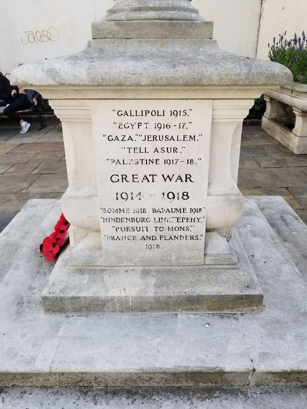 Royal East Kent Yeomanry Memorial. Click for full size. Royal East Kent Yeomanry Memorial image. Click for full size.