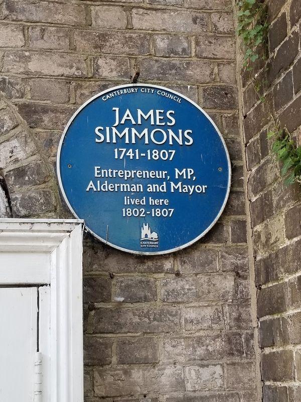 James Simmons Marker. Click for full size. James Simmons Marker image. Click for full size.