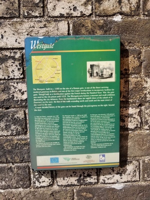 Westgate Marker. Click for full size. Westgate Marker image. Click for full size.