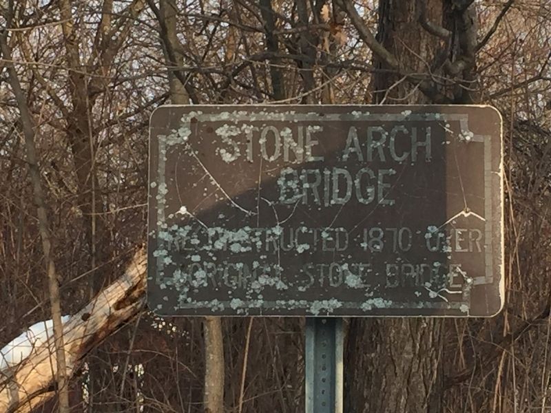 Stone Arch Bridge Marker image. Click for full size.