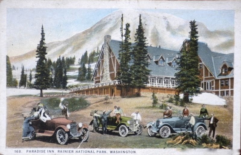 <i>Paradise Inn , Rainier National Park , Washington</i> image. Click for full size.