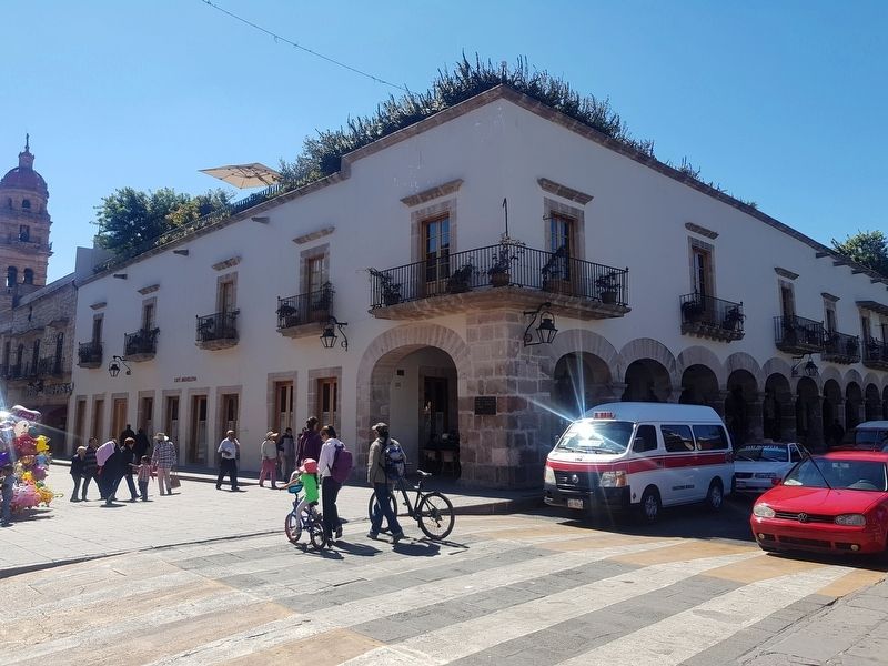 House of José Mariano y Nicolás Michelena, seen from further to the east. Click for full size. House of José Mariano y Nicolás Michelena, seen from further to the east image. Click for full size.