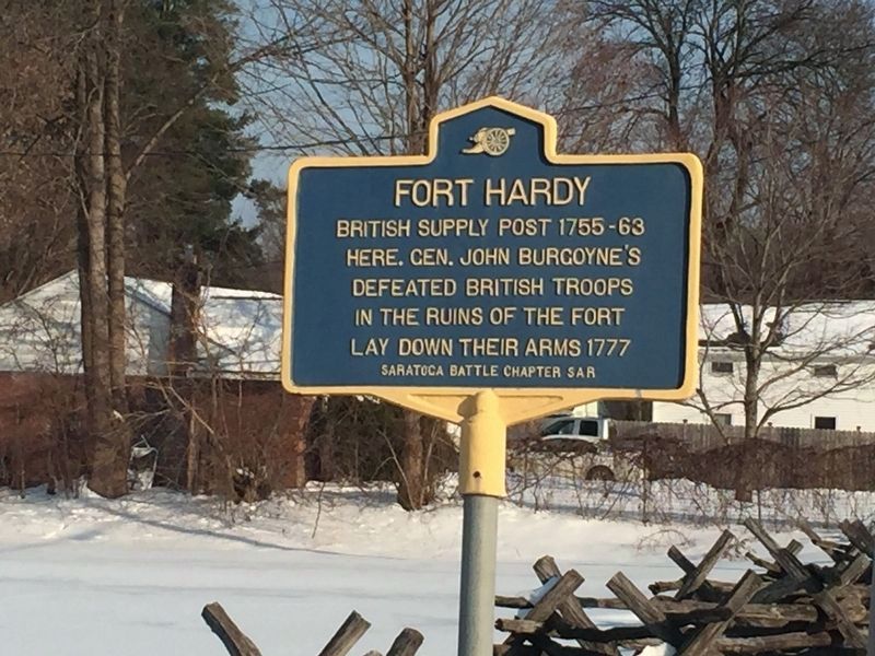 Fort Hardy Marker image. Click for full size.