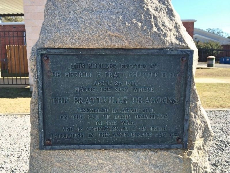 The Prattville Dragoons Marker image. Click for full size.