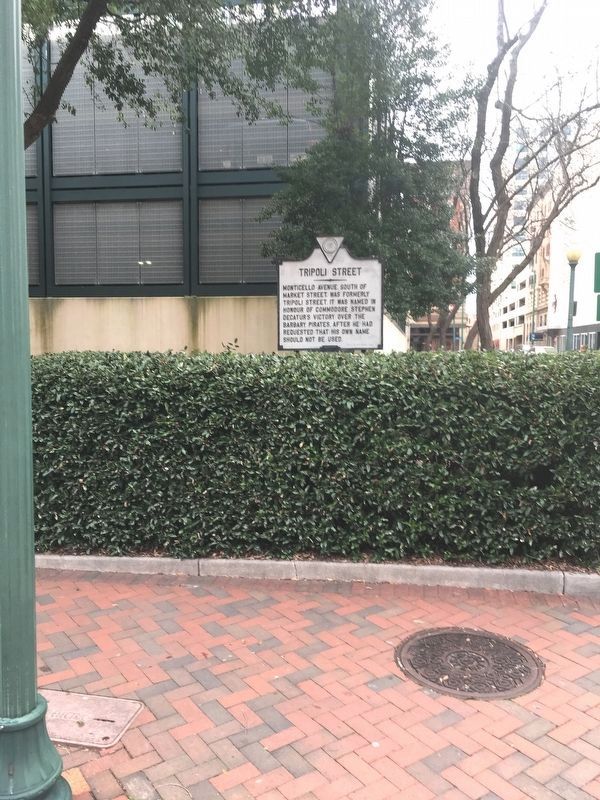 Tripoli Street Marker. Click for full size. Tripoli Street Marker image. Click for full size.