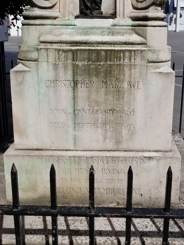 Christopher Marlowe Marker. Click for full size. Christopher Marlowe Marker image. Click for full size.