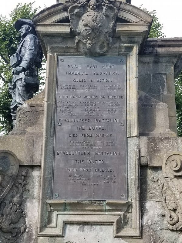 Royal East Kent Imperial Yeomanry Boer War Memorial image. Click for full size.