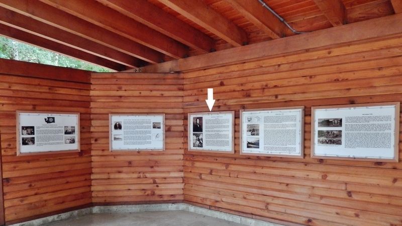 Anna Petrovna - Timothei Tarakanov Marker (<i>wide view; marker visible on kiosk wall</i>). Click for full size. Anna Petrovna - Timothei Tarakanov Marker (<i>wide view; marker visible on kiosk wall</i>) image. Click for full size.