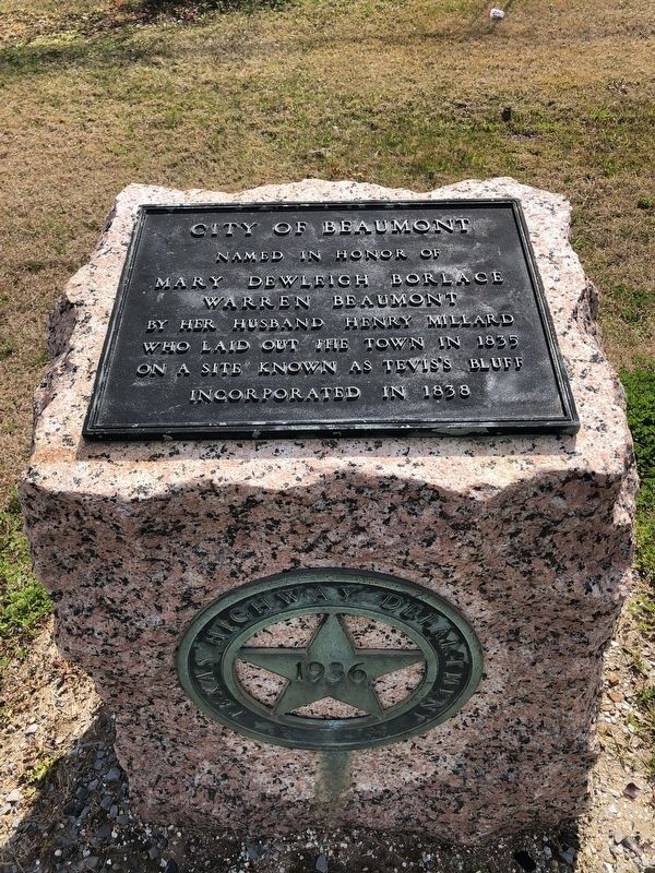 City of Beaumont Marker image. Click for full size.