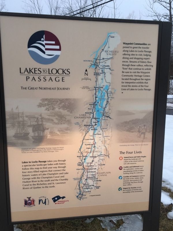 Lakes to Locks Passage Map image. Click for full size.
