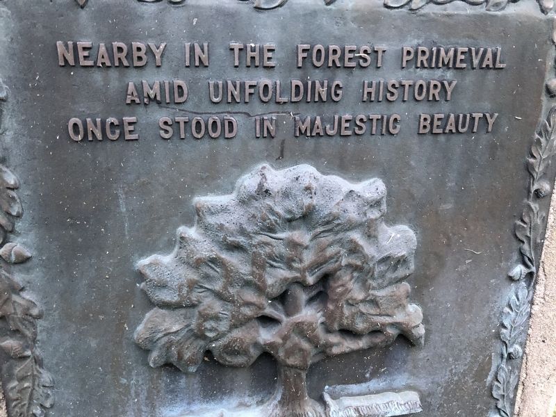 The Council Oak Marker. Click for full size. The Council Oak Marker image. Click for full size.