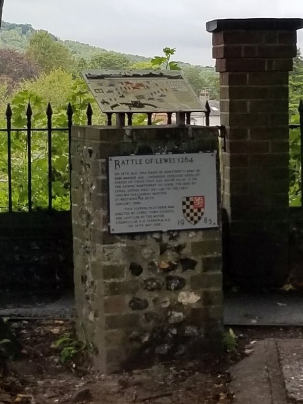 Battle of Lewes 1264 Marker image. Click for full size.