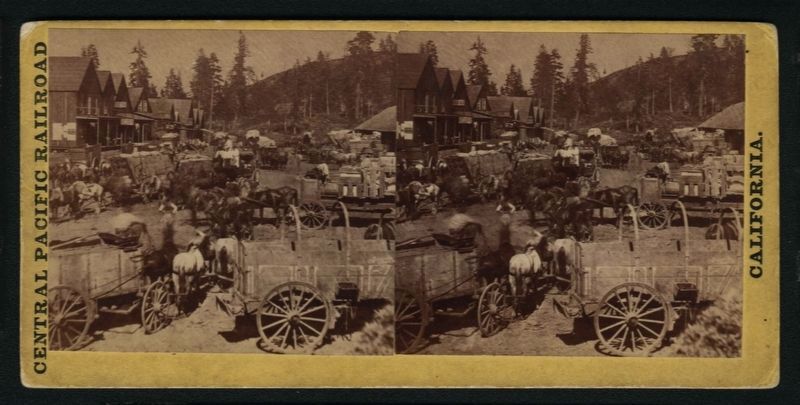 No. 183 Freighting at Cisco image. Click for full size.