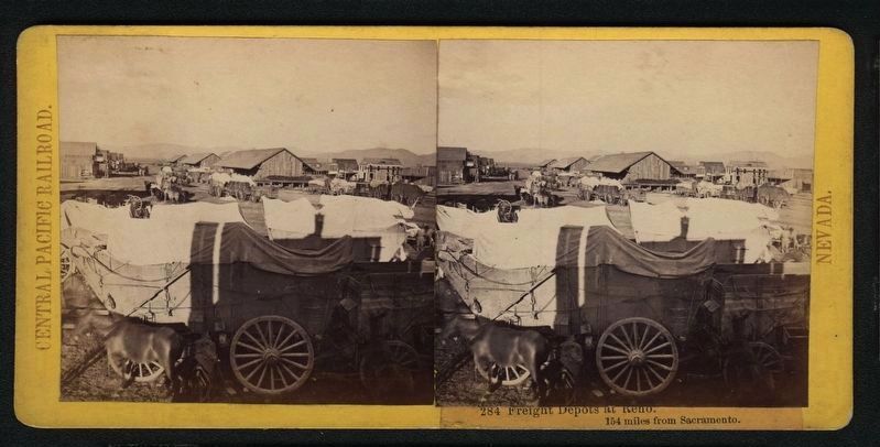 No. 284 Freight Depots at Reno. image. Click for full size.