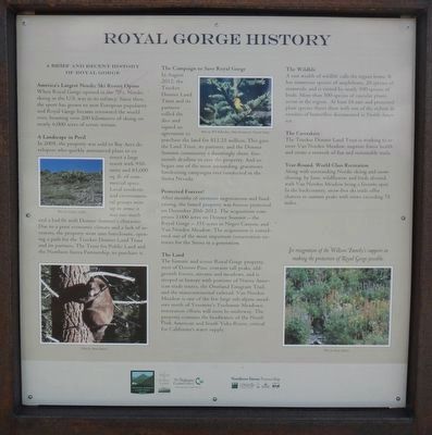 Royal Gorge History Marker image. Click for full size.
