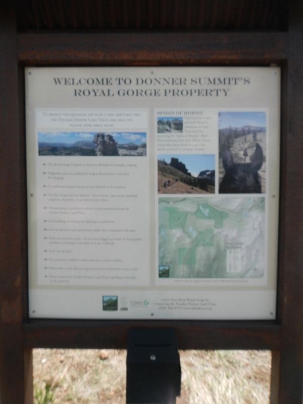 Welcome to Donner Summit's Royal Gorge Property image. Click for full size.