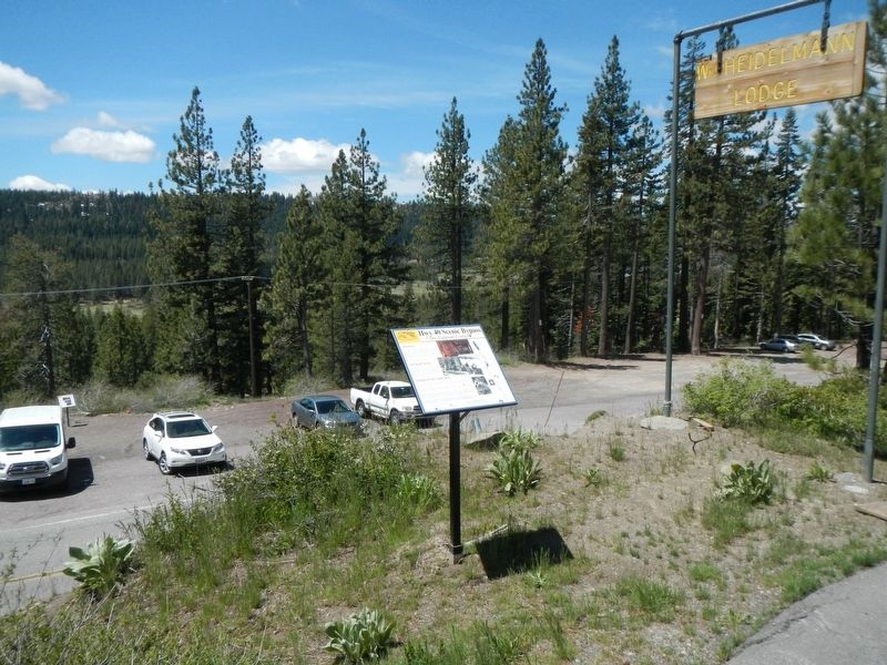 Clair Tappaan Lodge Marker. Click for full size. Clair Tappaan Lodge Marker image. Click for full size.