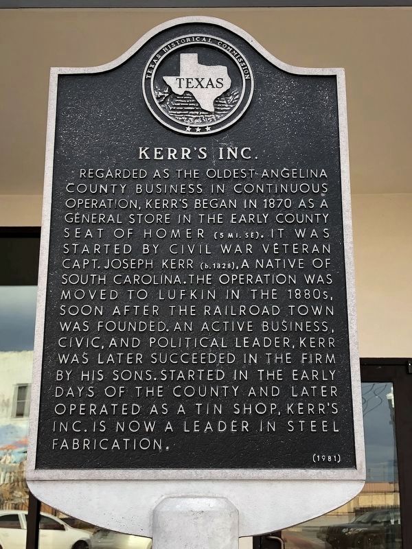 Kerr's Inc. Marker image. Click for full size.