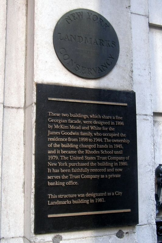9-11 West 54th Street Marker. Click for full size. 9-11 West 54th Street Marker image. Click for full size.