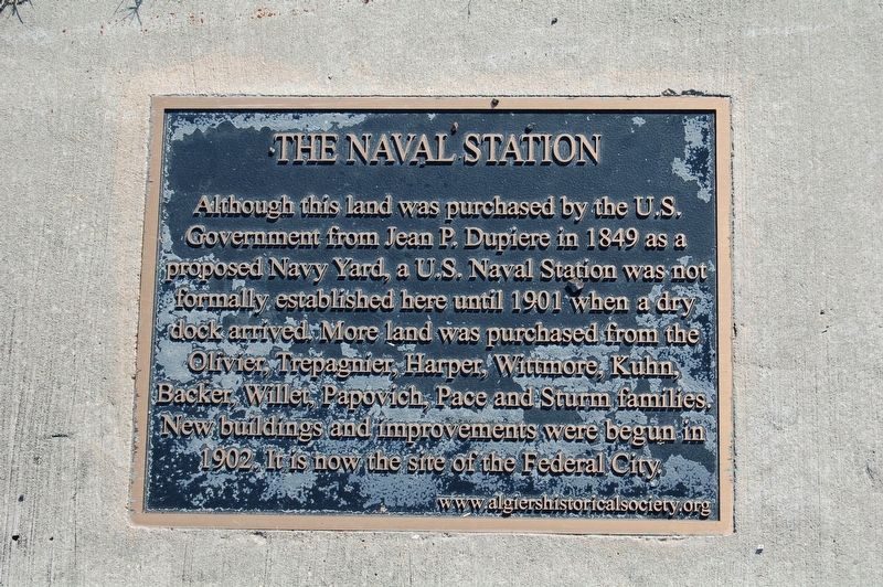The Naval Station Marker image. Click for full size.