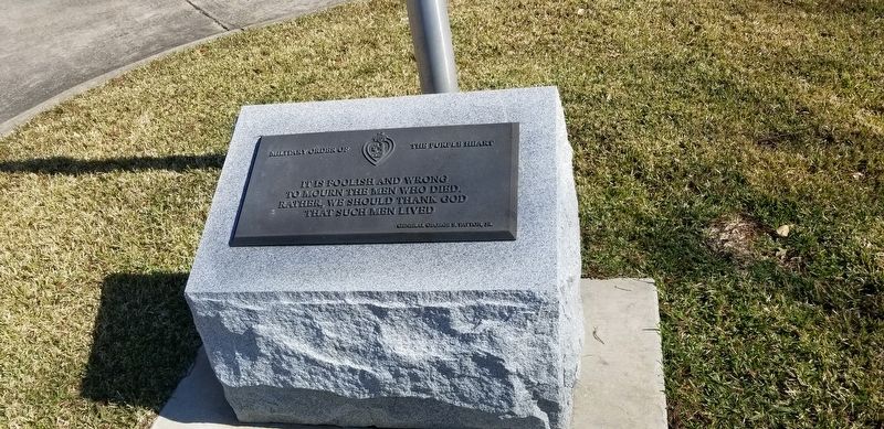 Purple Heart Memorial. Click for full size. Purple Heart Memorial image. Click for full size.