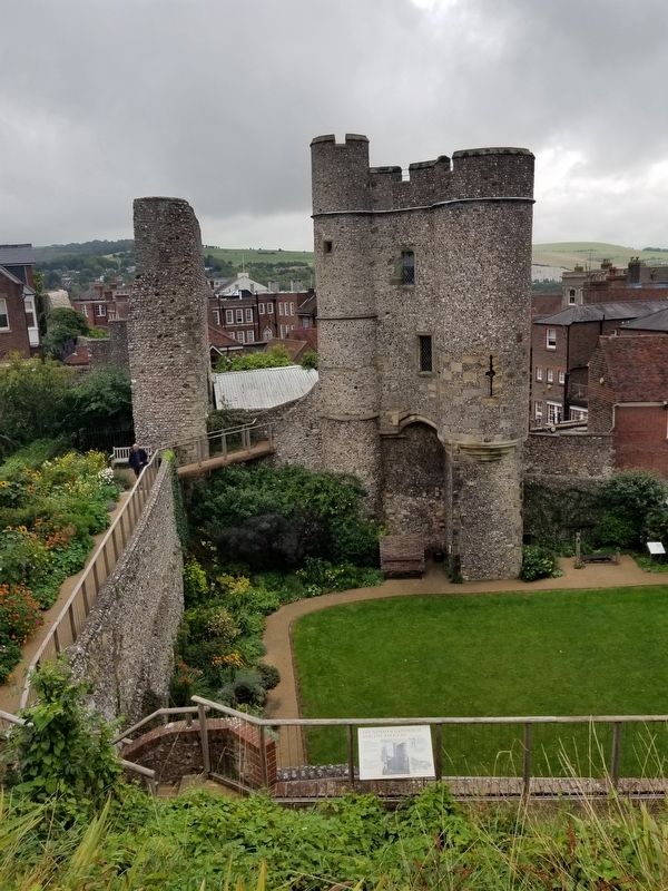The Norman Gatehouse and the Barbican. Click for full size. The Norman Gatehouse and the Barbican image. Click for full size.