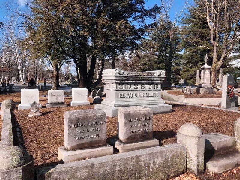 Blossom Hill Cemetery - Final resting place for Edward H. Rollins and his family. Click for full size. Blossom Hill Cemetery - Final resting place for Edward H. Rollins and his family image. Click for full size.