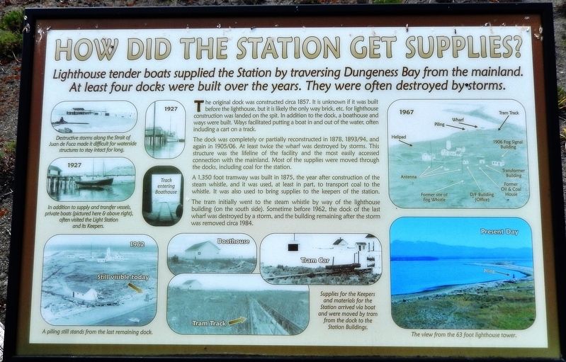 How Did the Station Get Supplies? Marker image. Click for full size.