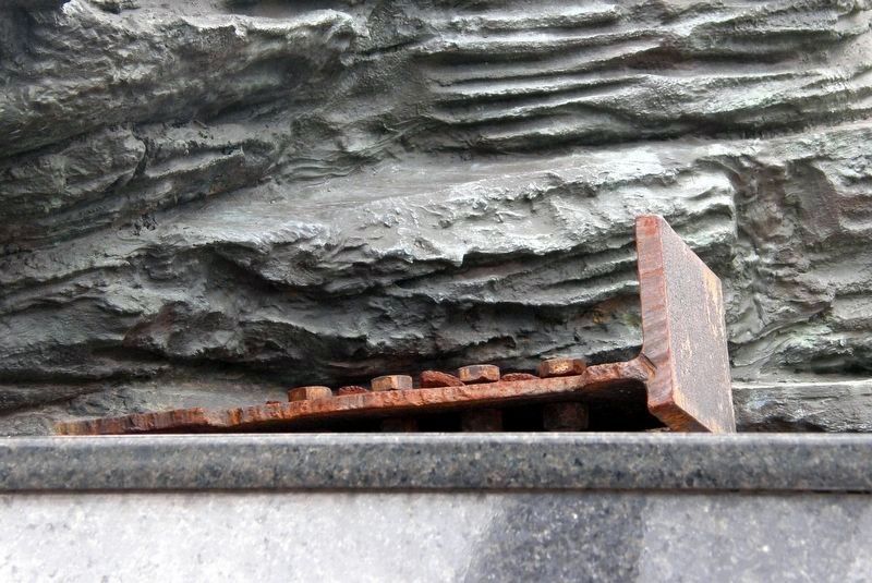 The piece of 9/11 steel. Click for full size. The piece of 9/11 steel image. Click for full size.