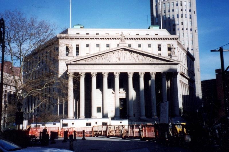 Originally the New York County Courthouse, now the New York State Supreme Court image. Click for full size.