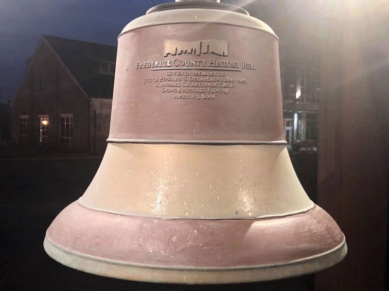 The Frederick County History Bell. Click for full size. The Frederick County History Bell image. Click for full size.