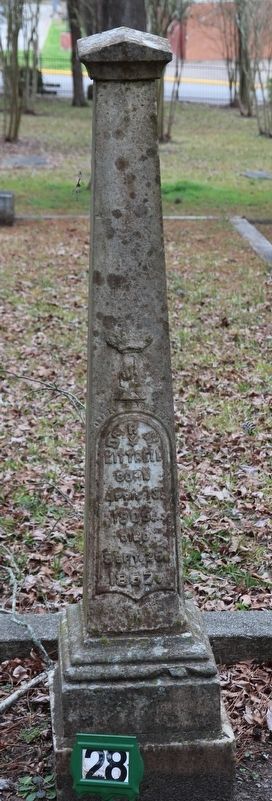 Pleasant Williams Kittrell Grave Marker. Click for full size. Pleasant Williams Kittrell Grave Marker image. Click for full size.
