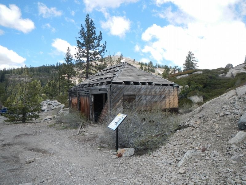 Donner Pass Airway Station & Beacon Marker. Click for full size. Donner Pass Airway Station & Beacon Marker image. Click for full size.