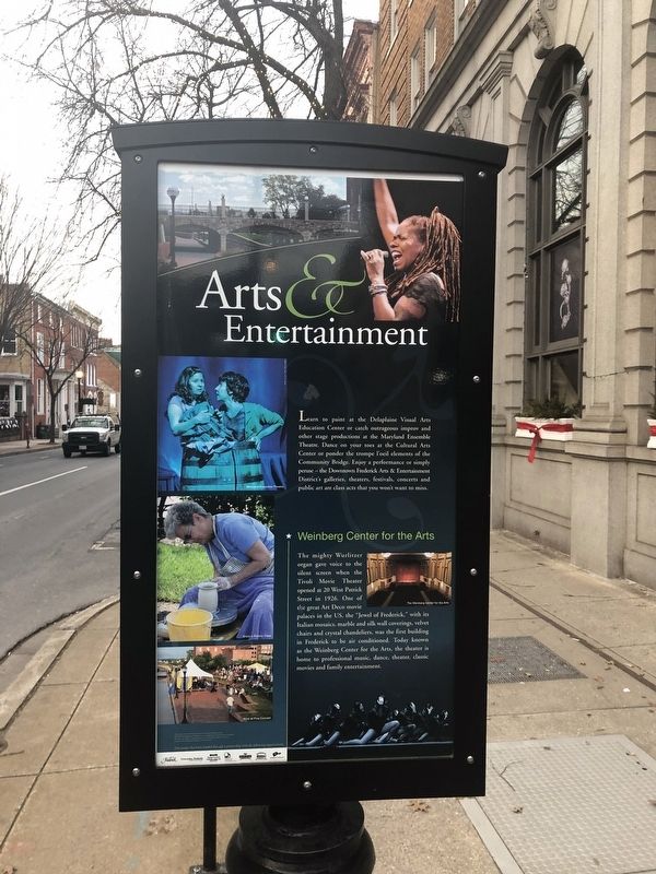 Arts & Entertainment Marker image. Click for full size.