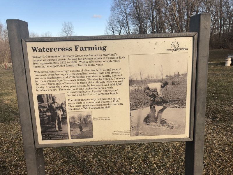 Watercress Farming Marker image. Click for full size.