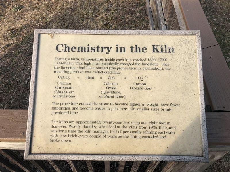 Chemistry in the Kiln Marker image. Click for full size.