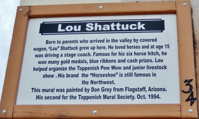Lou Shattuck Marker image. Click for full size.