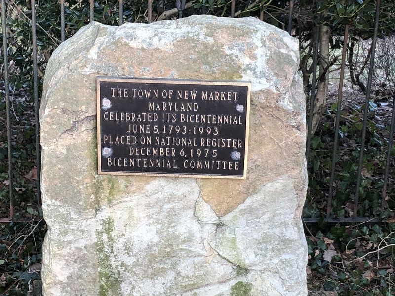 The Town of New Market Marker. Click for full size. The Town of New Market Marker image. Click for full size.