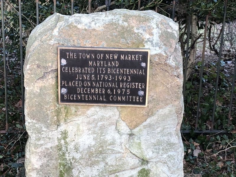 The Town of New Market Marker image. Click for full size.