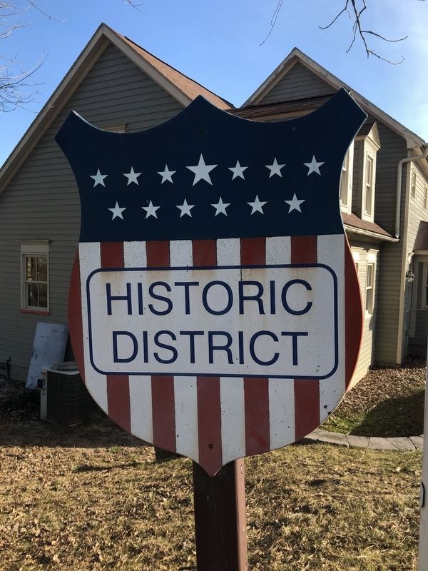 Historic District sign. Click for full size. Historic District sign image. Click for full size.