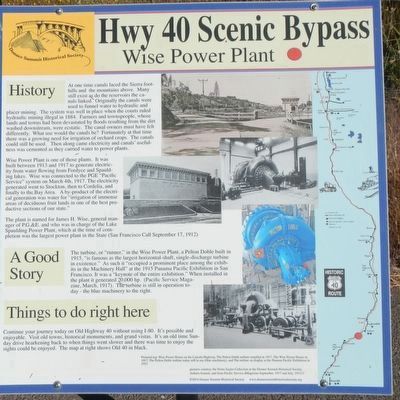Wise Power Plant Marker image. Click for full size.
