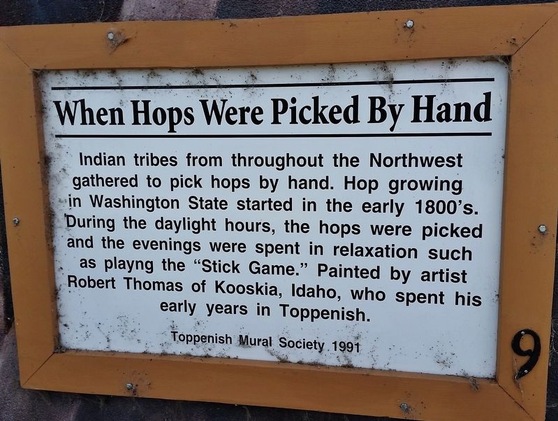 When Hops Were Picked by Hand Marker image. Click for full size.