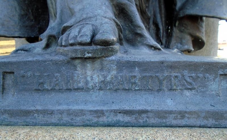 "Hail Martyrs" U.S.S. Maine and Spanish-American War Memorial Sculpture Title. Click for full size. "Hail Martyrs" U.S.S. Maine and Spanish-American War Memorial Sculpture Title image. Click for full size.