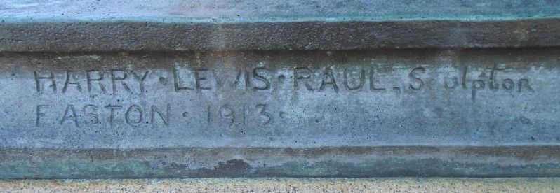"Hail Martyrs" Sculptor's Mark. Click for full size. "Hail Martyrs" Sculptor's Mark image. Click for full size.