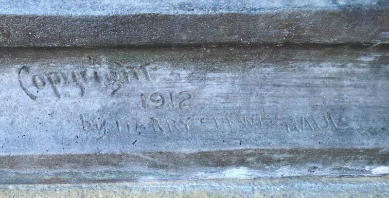 "Hail Martyrs" Sculptor's Copyright Mark. Click for full size. "Hail Martyrs" Sculptor's Copyright Mark image. Click for full size.