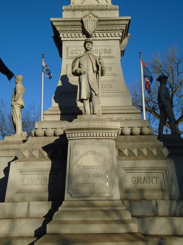 Civil War Memorial West Face image. Click for full size.