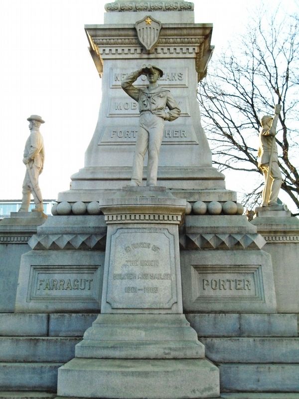 Civil War Memorial East Face. Click for full size. Civil War Memorial East Face image. Click for full size.